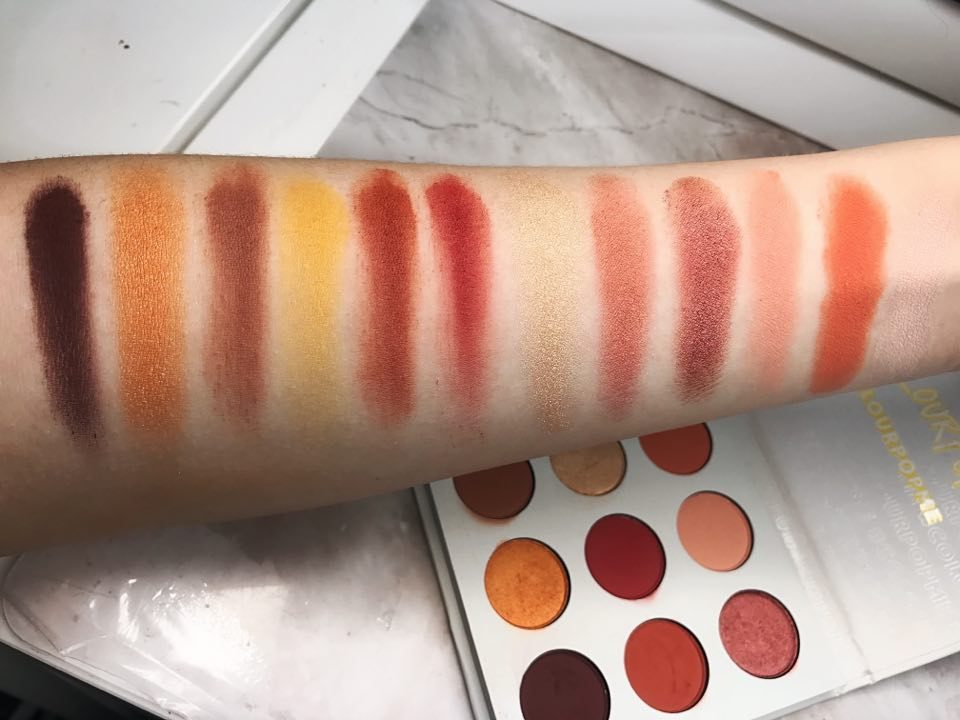colourpop yes please palette swatches