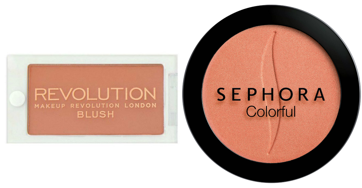 peachy blush makeup revolution threat sephora
