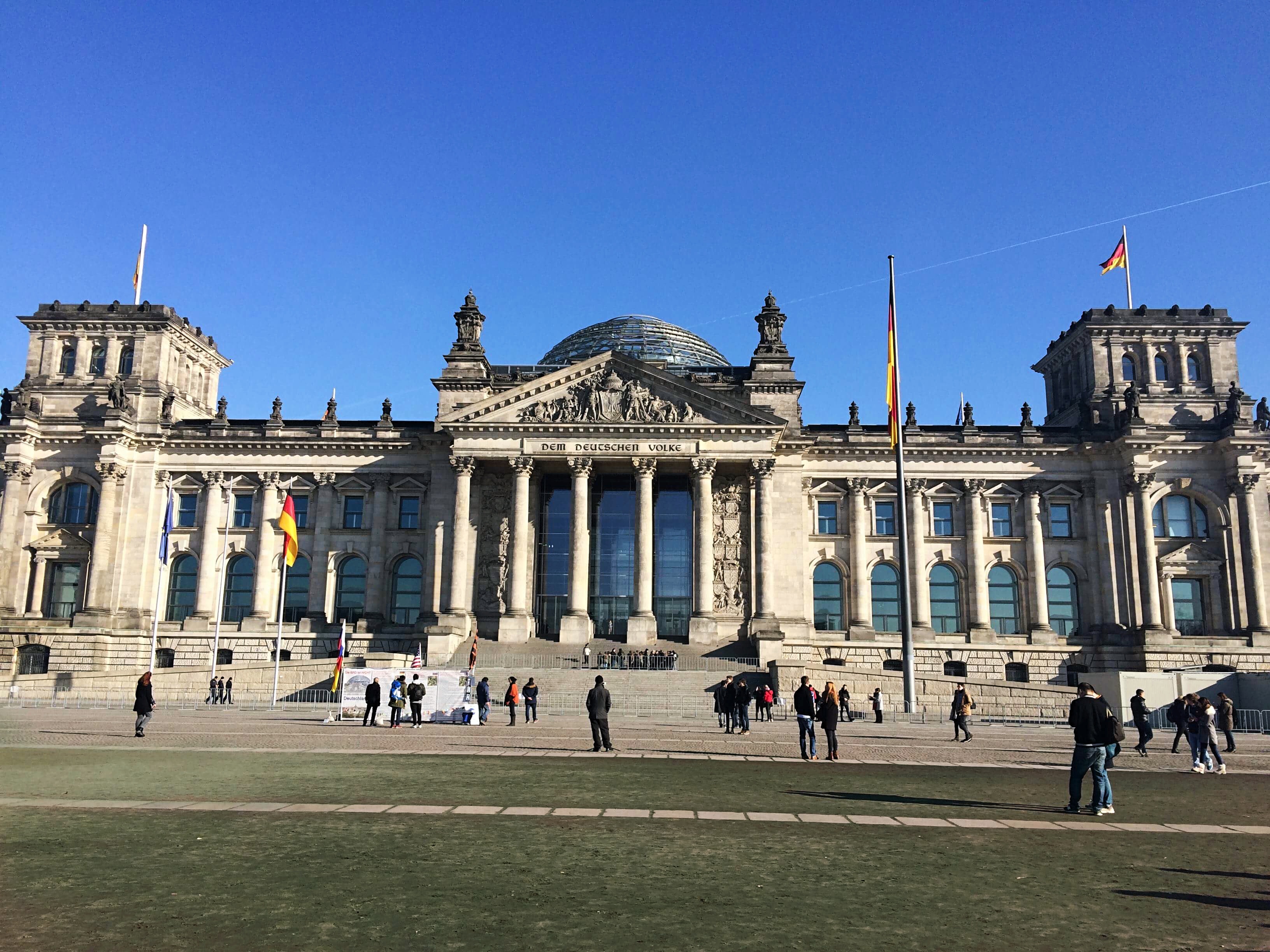 berlin reichstag budynek parlamentu 