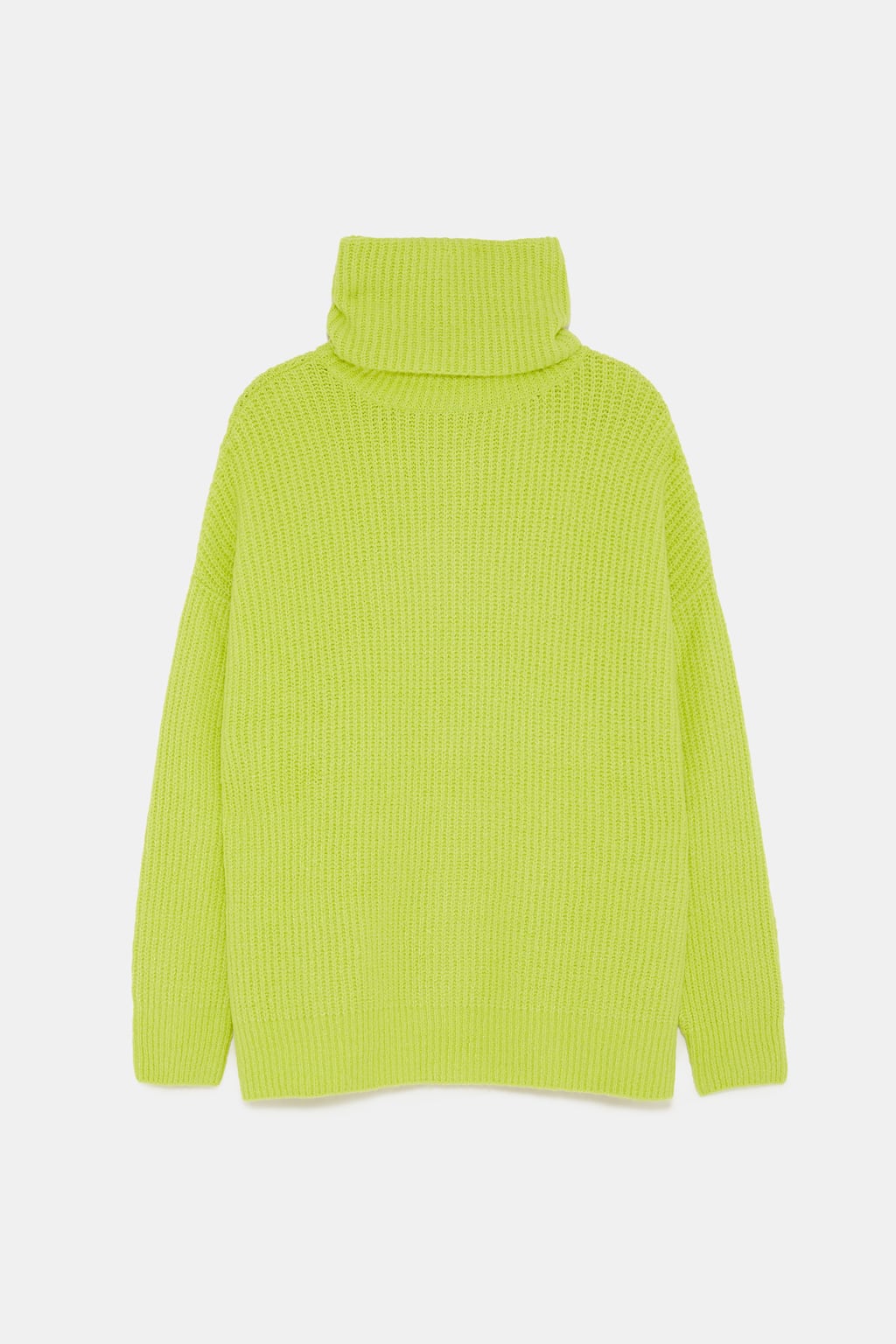 zara neon sweater